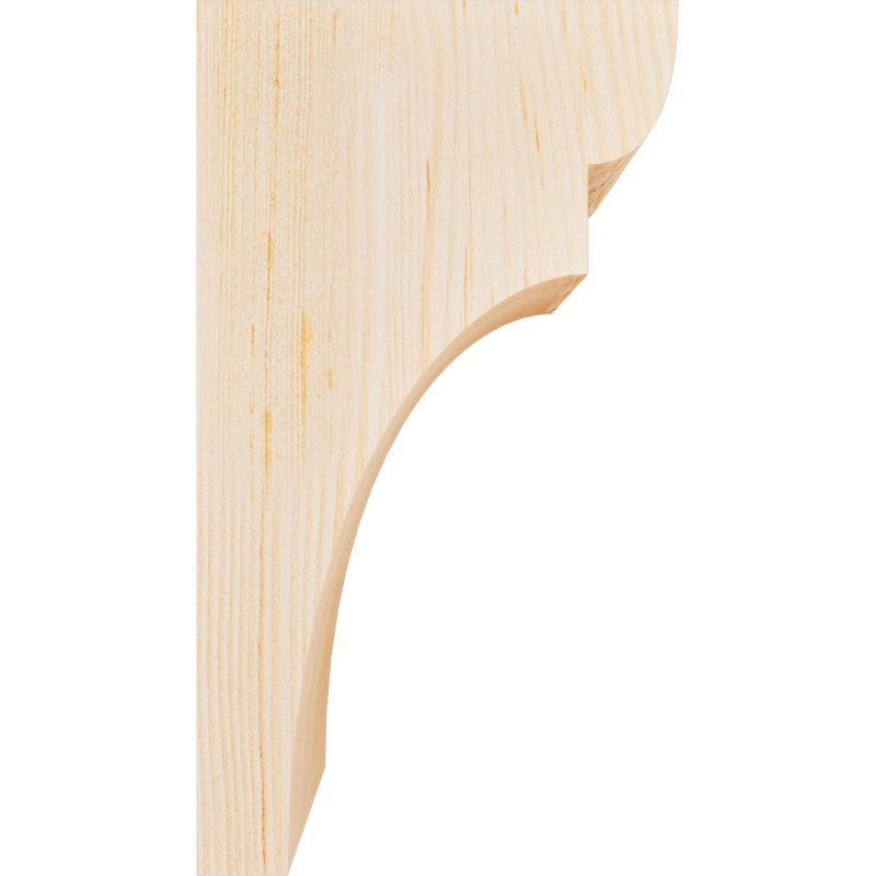 Yorktown Corbel, H 10 po x l 3,5 po x P 6 po, Sapin de Douglas, Lisse