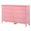 Charmante commode décontractée rose-707750788