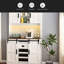 Armoire de bar Farmhouse avec porte de grange coulissante, grande table de buffet de bar Buffet