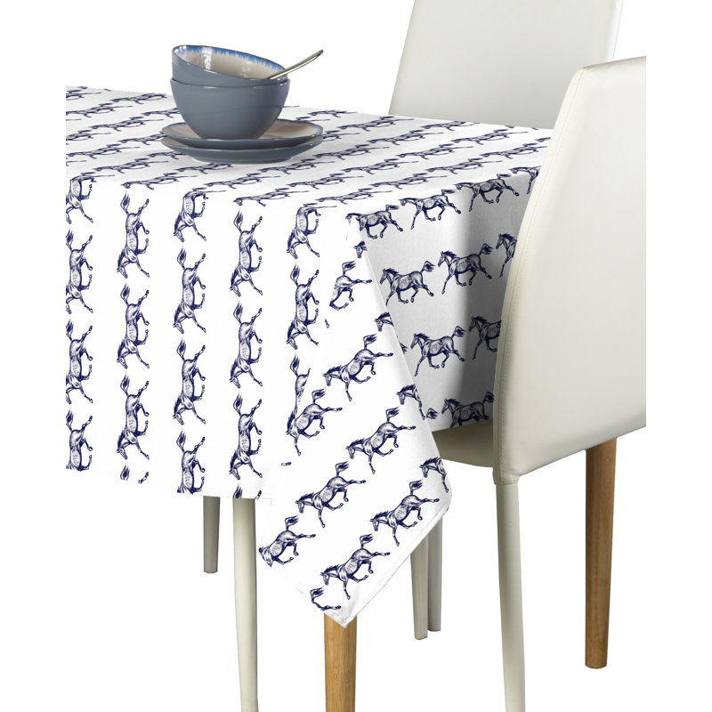 Strother Geometric Tablecloth, 120" L x 60" W