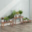 3 Tier Ladder Wood Plant Stand Step Garden Display Shelf Indoor Outdoor Flower Pot Rack