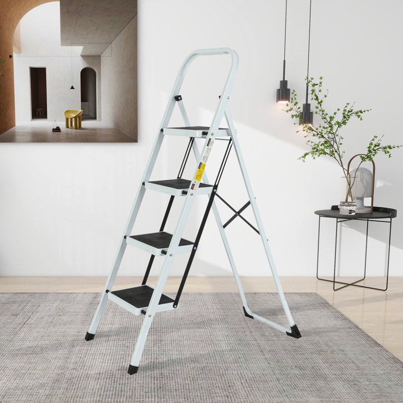 4 - Step Steel Folding Step Ladder
