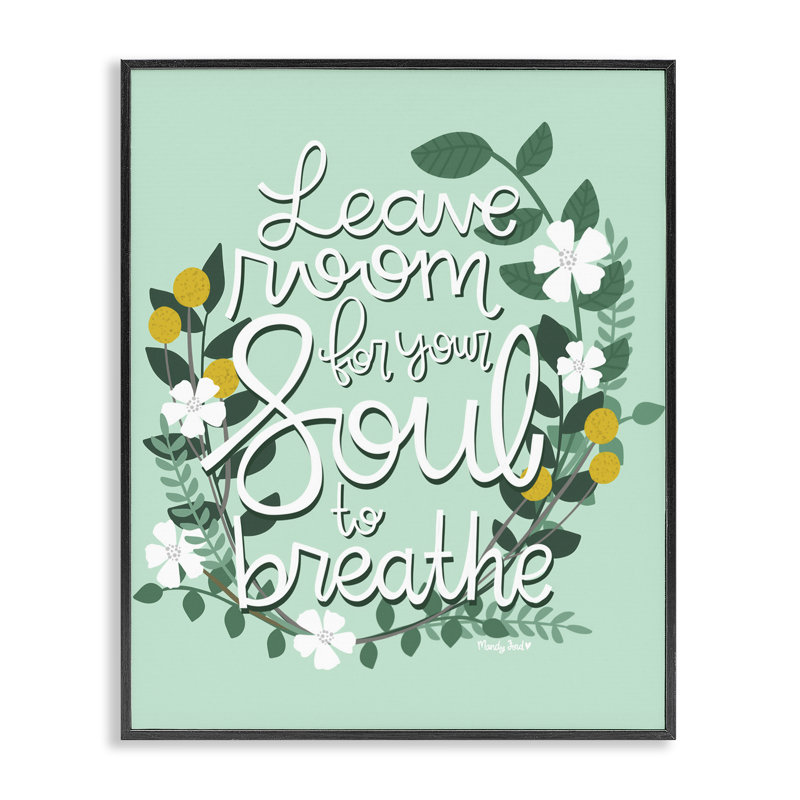 «Room For Soul To Breathe», estampe numérique, design par Mandy Ford Art + Illustration, H 30 po x l 24 po