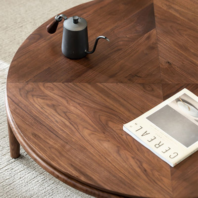 Black walnut solid wood end table