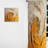 Joana Golden Lemon Zest Spiral - Abstract Spirals Curtain - Velvet Room Darkening - 1 Panel-2070701547
