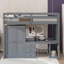 Lit mezzanine avec garde-robe, bureau et tiroirs de rangement-718657198-718657197