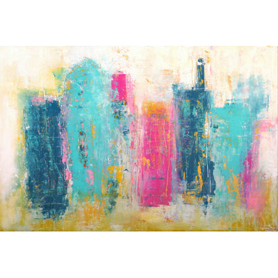 City Dreams by Erin Ashley - Wrapped Canvas Painting