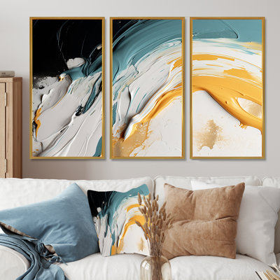 Wawona - Waves Wall Art Living Room Set