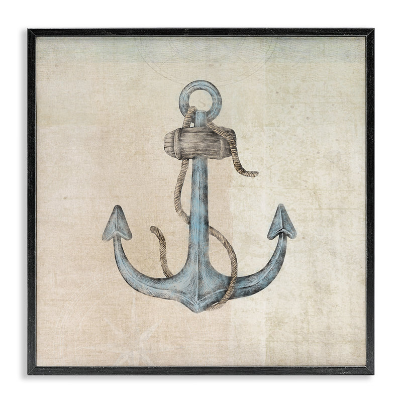 Art de giclée rustique maritime par JG Studios, H 12 po x l 12 po, Giclée encadrée noir minuit