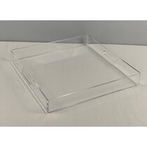 Crystal Clear Large Tray – Cura Home