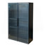Armoire de rangement de salle de bain murale avec porte vitrée