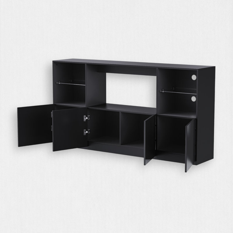 67'' Media Center, Black