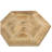Natural Black 2-Piece Nested Coffee Table