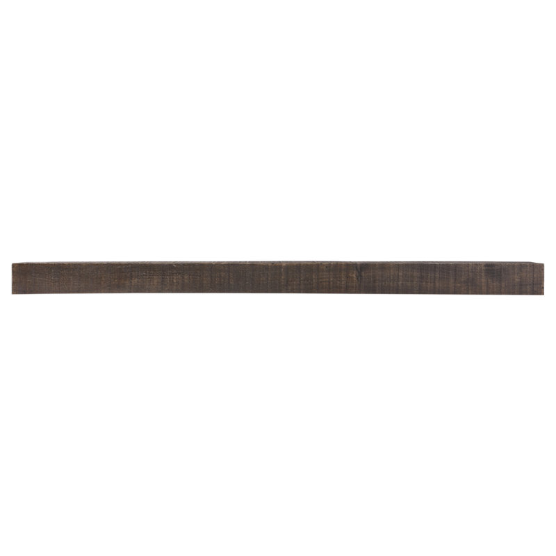 Dogberry Collections Solid Beam Floating Shelf, Aged Oak, 48"