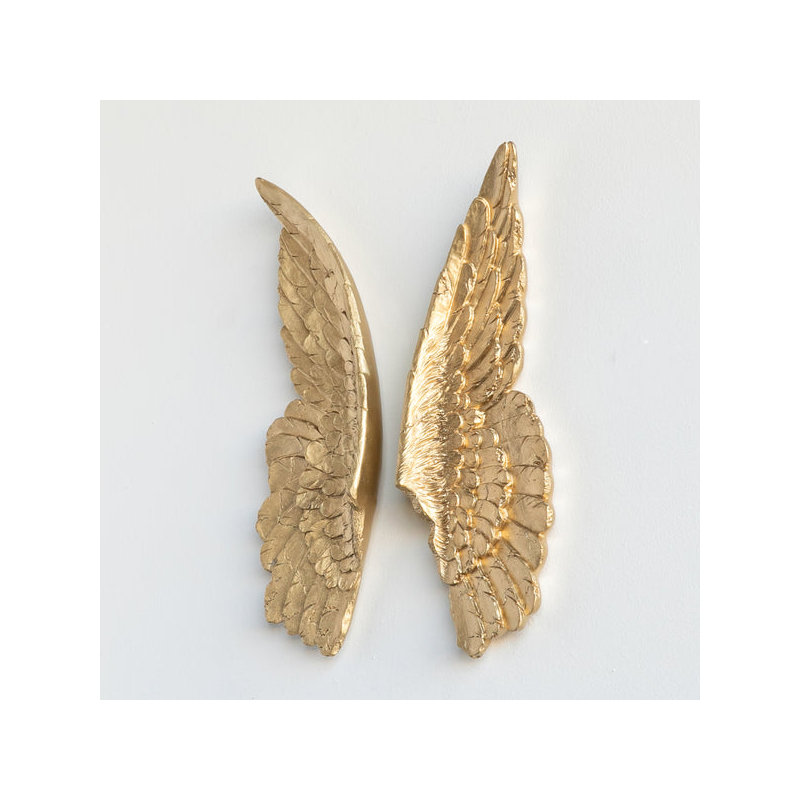 Handmade Wall Decor on Polyresin, Gold