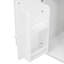 Meuble-lavabo de salle de bain avec lavabo, tiroirs et portes doubles avec tablettes