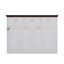 Lit escamotable simple avec tiroirs multiples