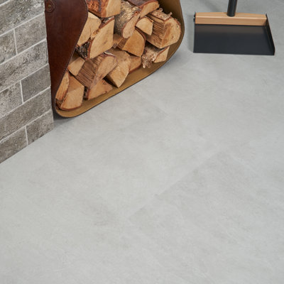 Bond Tile Lujo 12" x 24" x 5mm Rigid Click-Lock Stone Look Luxury Vinyl Tile Flooring (23.76 Sq. Ft. / Case)