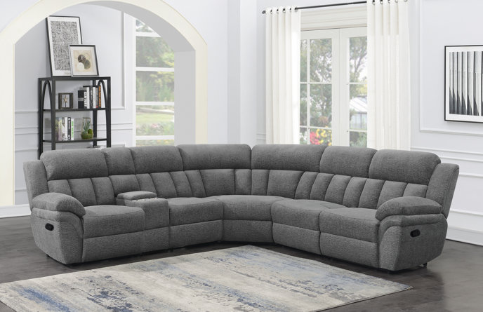 Cassandre 6 - Piece Upholstered Reclining Sectional