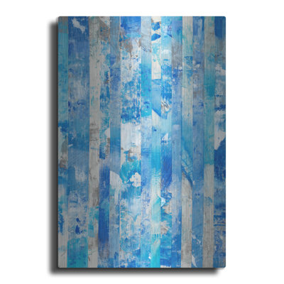 Winston Porter «Shifting Blues II» par Tim O'Toole, art mural en métal