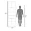 Garde-manger avec 5 tablettes et 4 portes