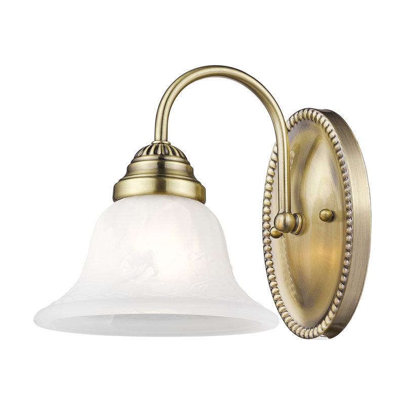 Edgemont Dimmable Bath Sconce, Antique Brass