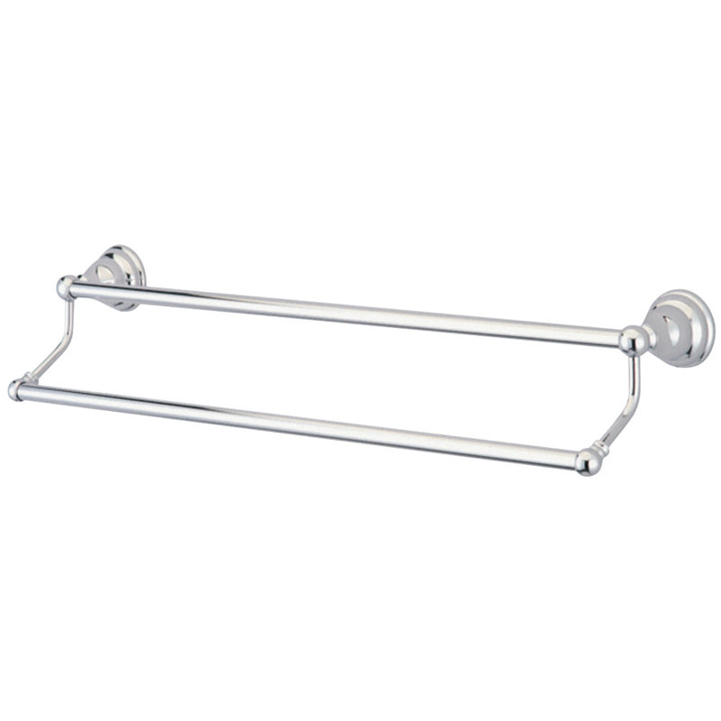 Kingston Brass Royale 18-Inch Dual Towel Bar, Polished Chrome