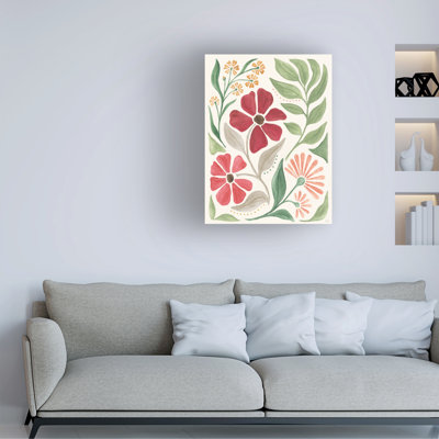 Bolog Veronique Charron Modern Petals III Canvas Wall Art