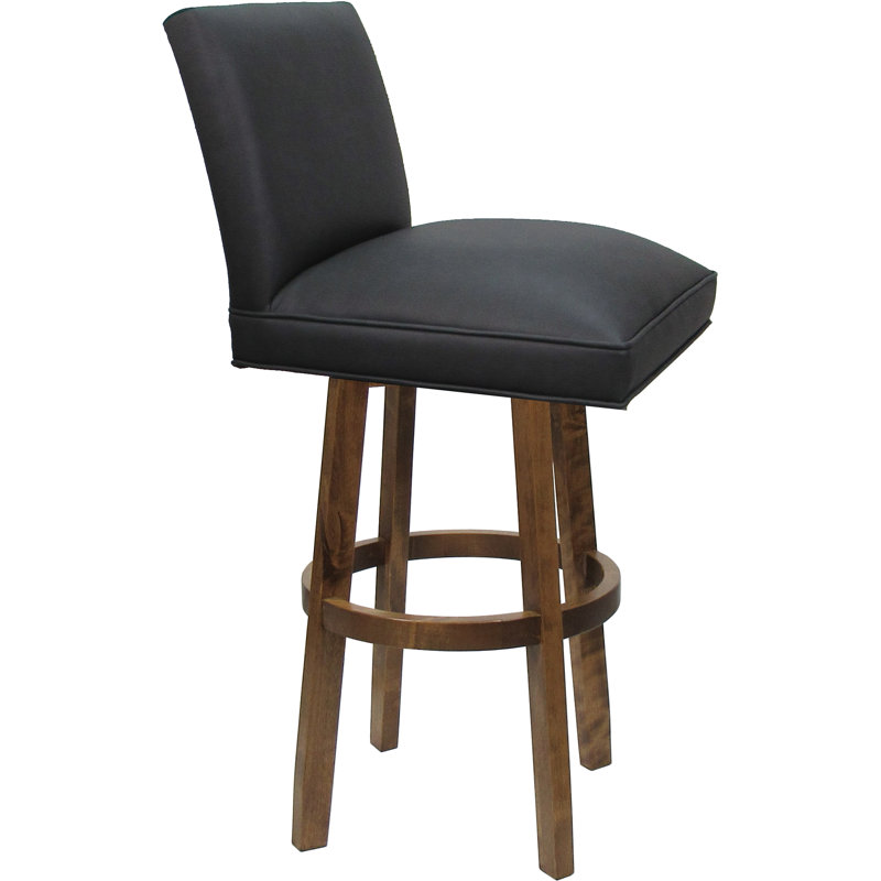 Swivel Wood Bar Stool - 30" Seat Height, Gris, Moca
