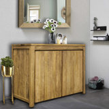 Erna Teak Freestanding Linen Cabinet
