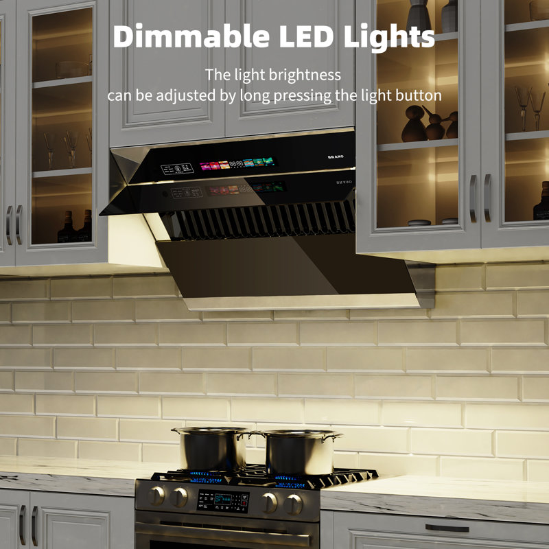 900 Cfm Convertible Under Cabinet Range Hood With Voice/gesture Sensing/touch Control Panel