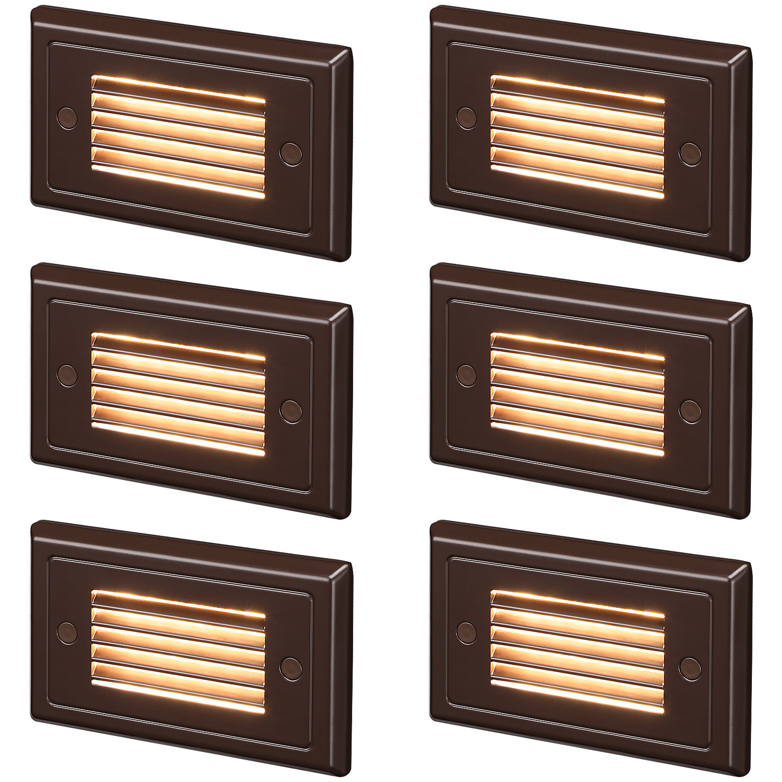 LEDVANS Commercial Grade Dimmable LED Step Lights, Indoor Outdoor Stairway  Light, IP65 Waterproof, ETL Listed \u0026 Reviews | Wayfair, image size:1610x1610