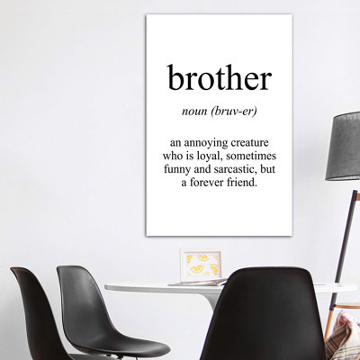 «Brother Sens», reproduction d'art textuel