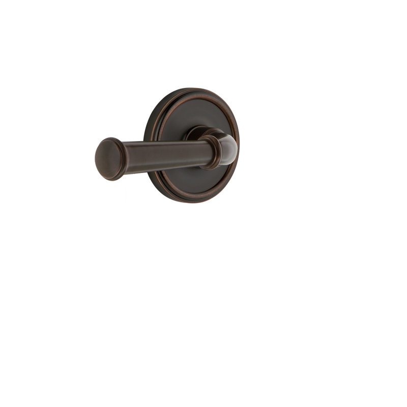 Grandeur Georgetown Rosette Passage with Georgetown Lever, 2 3/8", Timeless Bronze