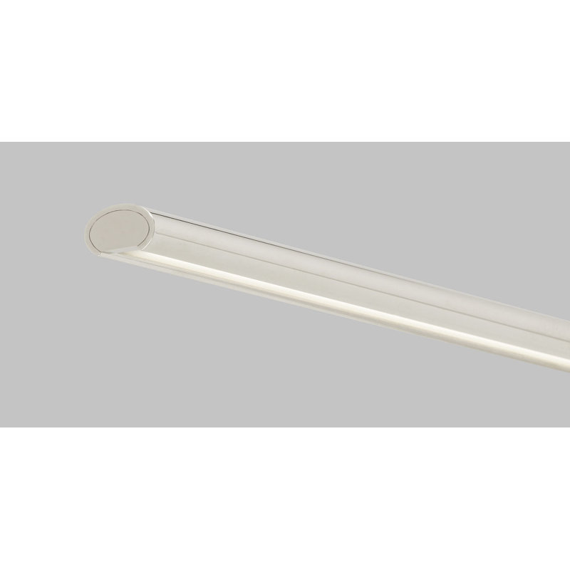 Plural Dome Picture Light, Polished Nickel, 0.5" H x 30" W x 8.9" D, 20.8