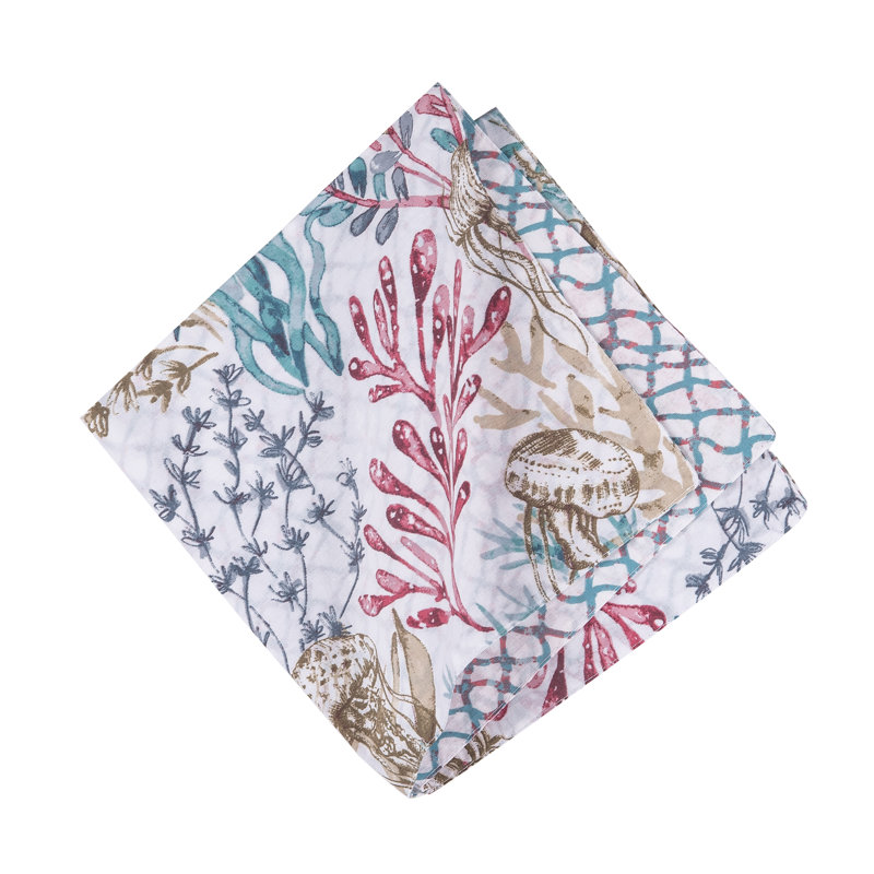 Delphina Reef Cotton Napkin Set of 6