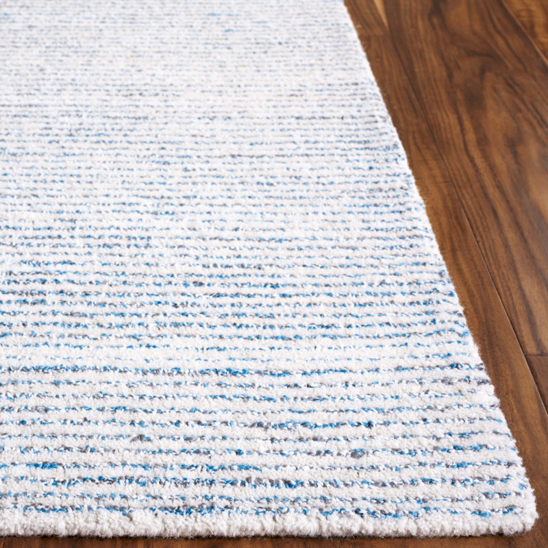 Tapis abstrait abstrait touffeté à la main Performance, Tapis de couloir 2 pi 3 po x 8 pi