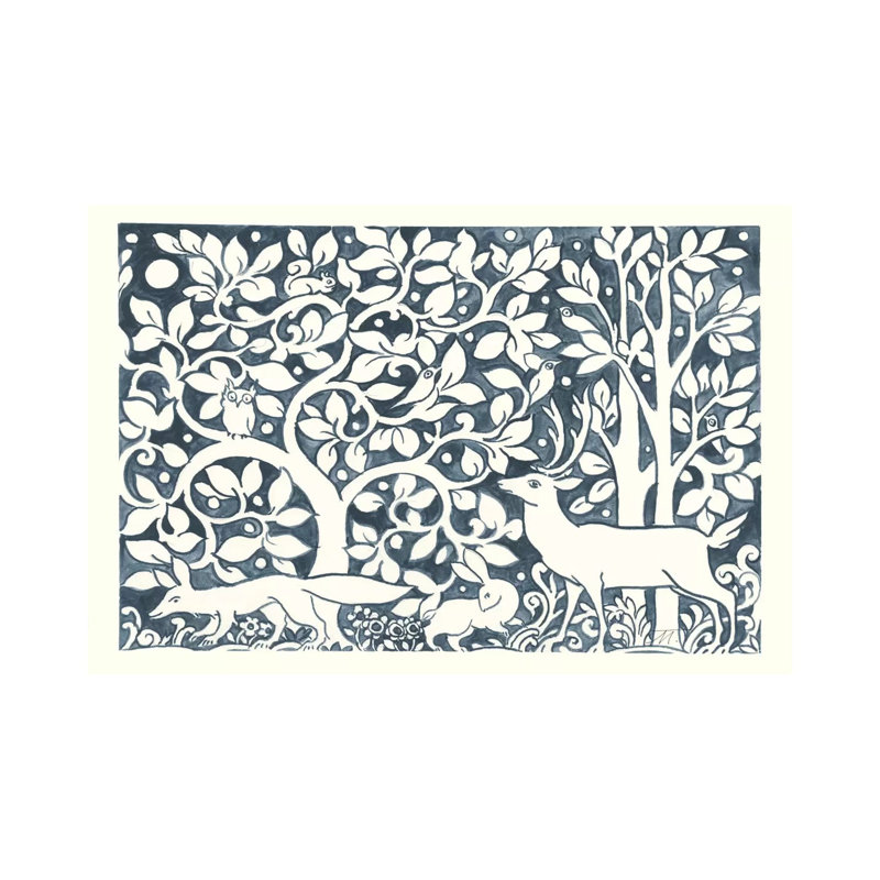 Forest Life IV by Miranda Thomas - Wrapped Canvas Painting, 101.6 cm H x 66.04 cm W x 1.91 cm D