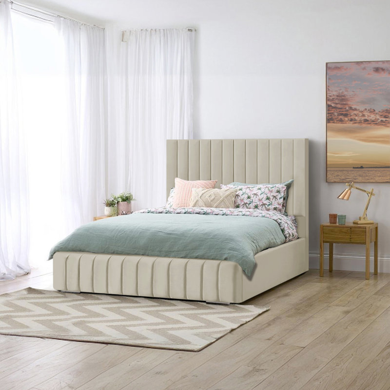 Akarsh Upholstered Bed, Coffee, Super King (6')