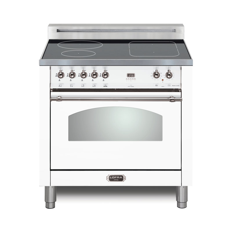 Cuisinière à induction 30 po Lofra Dolcevita, Blanc/chrome