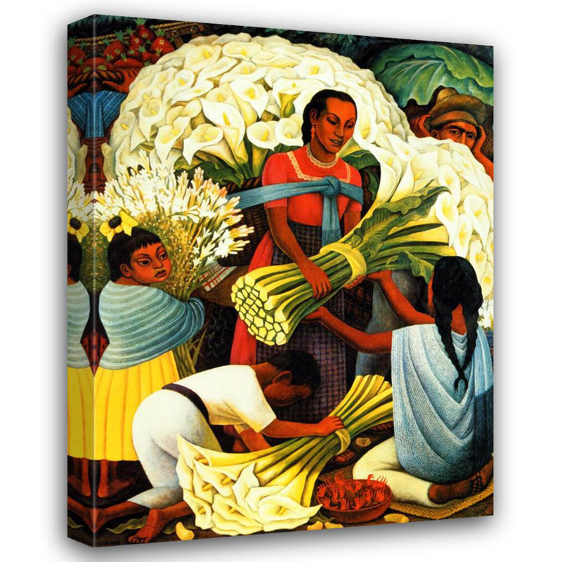 Flower Vendor, 48" H x 36" W