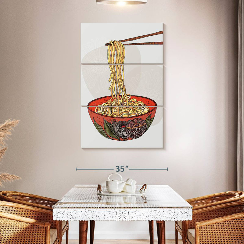 Yarlin Eat Some Noodles, H 50 po x l 32 po