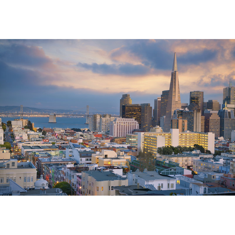 San Francisco by RudyBalasko - Wrapped Canvas Print, 30cm H x 46cm W