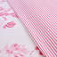 Stripes & Floral Reversible Cotton Duvet Cover Bedding Set by Leruum-1830437934-1830437931