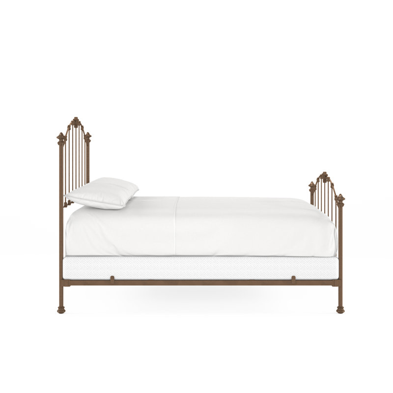 171 Country French Bed | Complete Standard, Translucent Brown, Queen