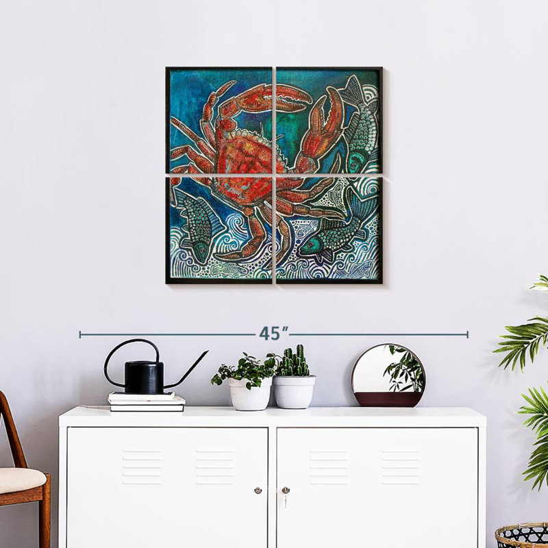 Brampt Feeling Crabby, 26" H x 26" W