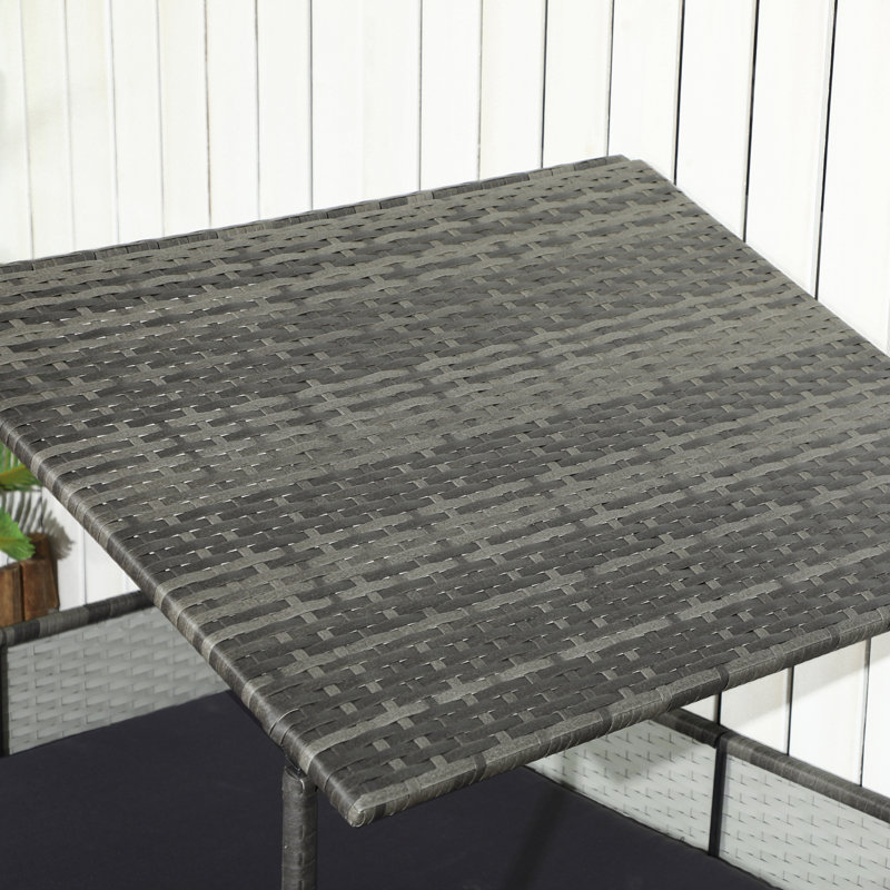 Niche pour chien Lininger, H 35 po x l 46 po x P 34 po, Gris