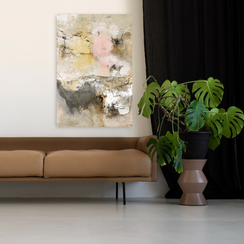 Art contemporain abstrait Artcast, H 48 po x l 32 po