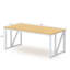 Computer Desk 70×30.7 Inch Gaming Desk with Deeper & Thicker Desktop, Office Desk Work Desk for Home Office, Natural
