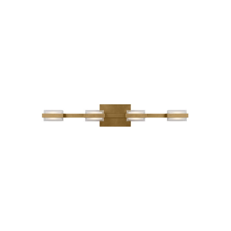 Kamden 4-Light Bath, Natural Brass
